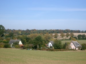 A view of the village from the Old Suffolk Road