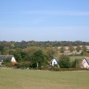 Across the village